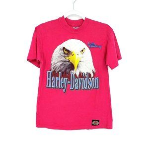 Harley Davidson Hanes Beefy-T Bald Eagle T-Shirt